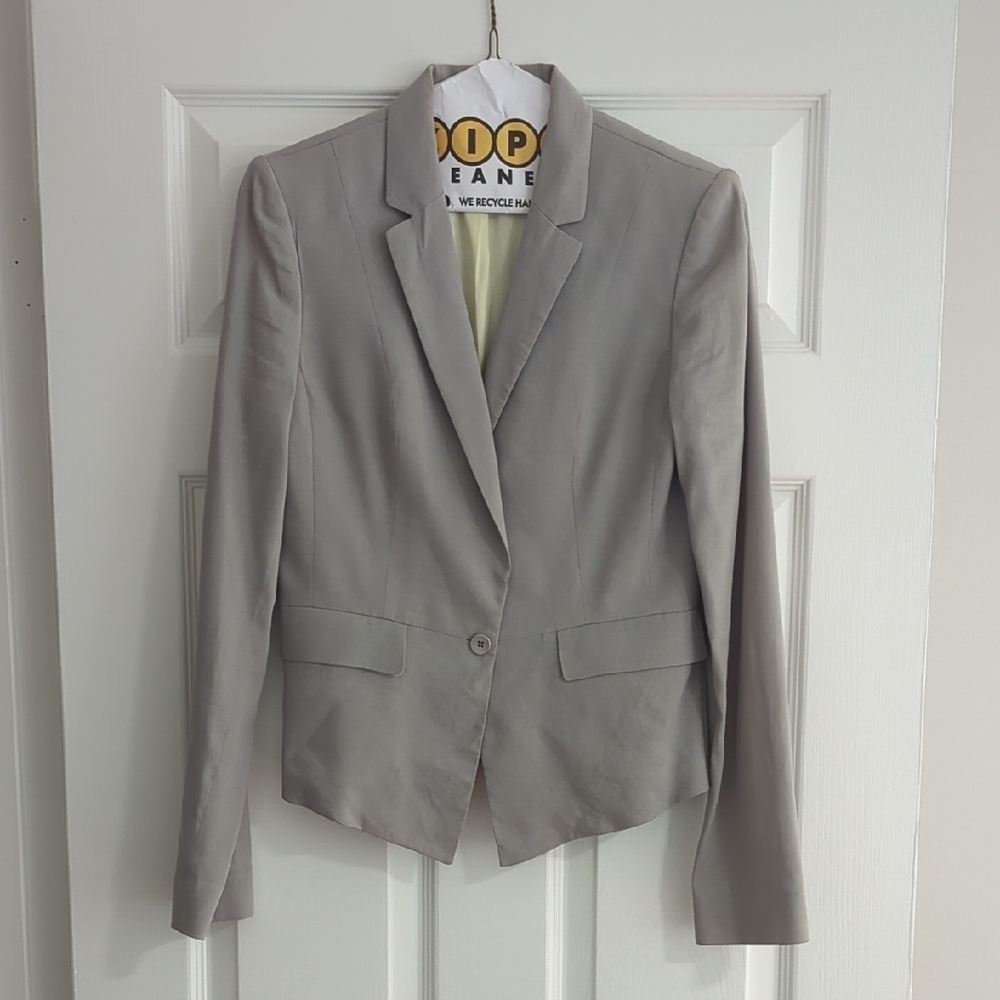 Elie Tahari Light Gray Women's Blazer